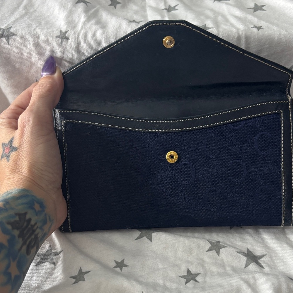Celine Black Wallet with Gold Details - Picture 4 of 4